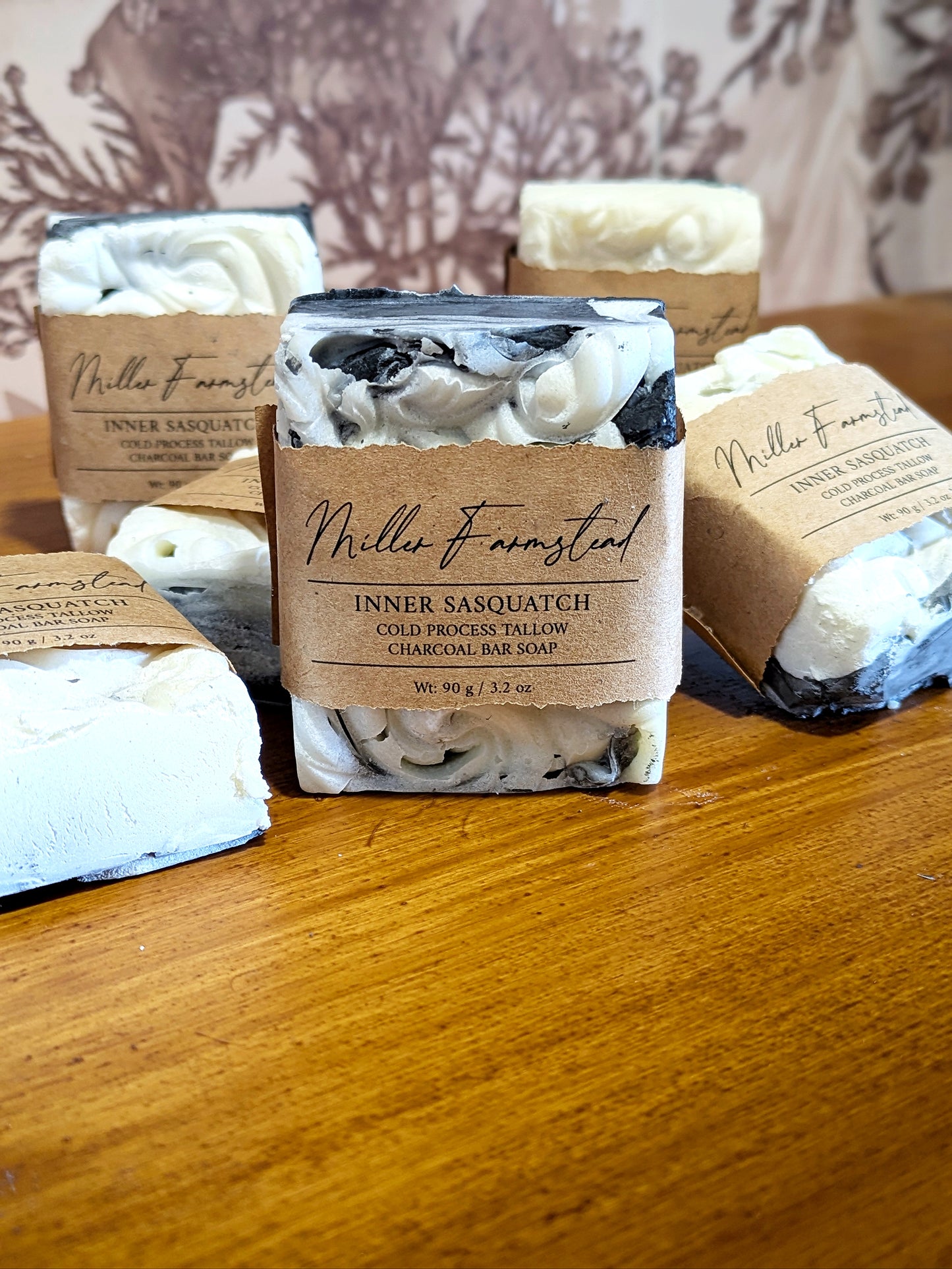 Tallow Charcoal Bar Soap- Inner Sasquatch
