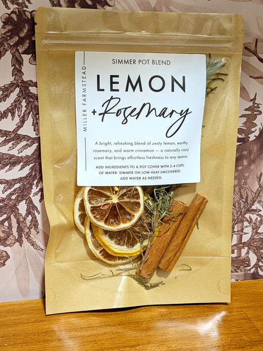 Rosemary+ Lemon Simmer Pot