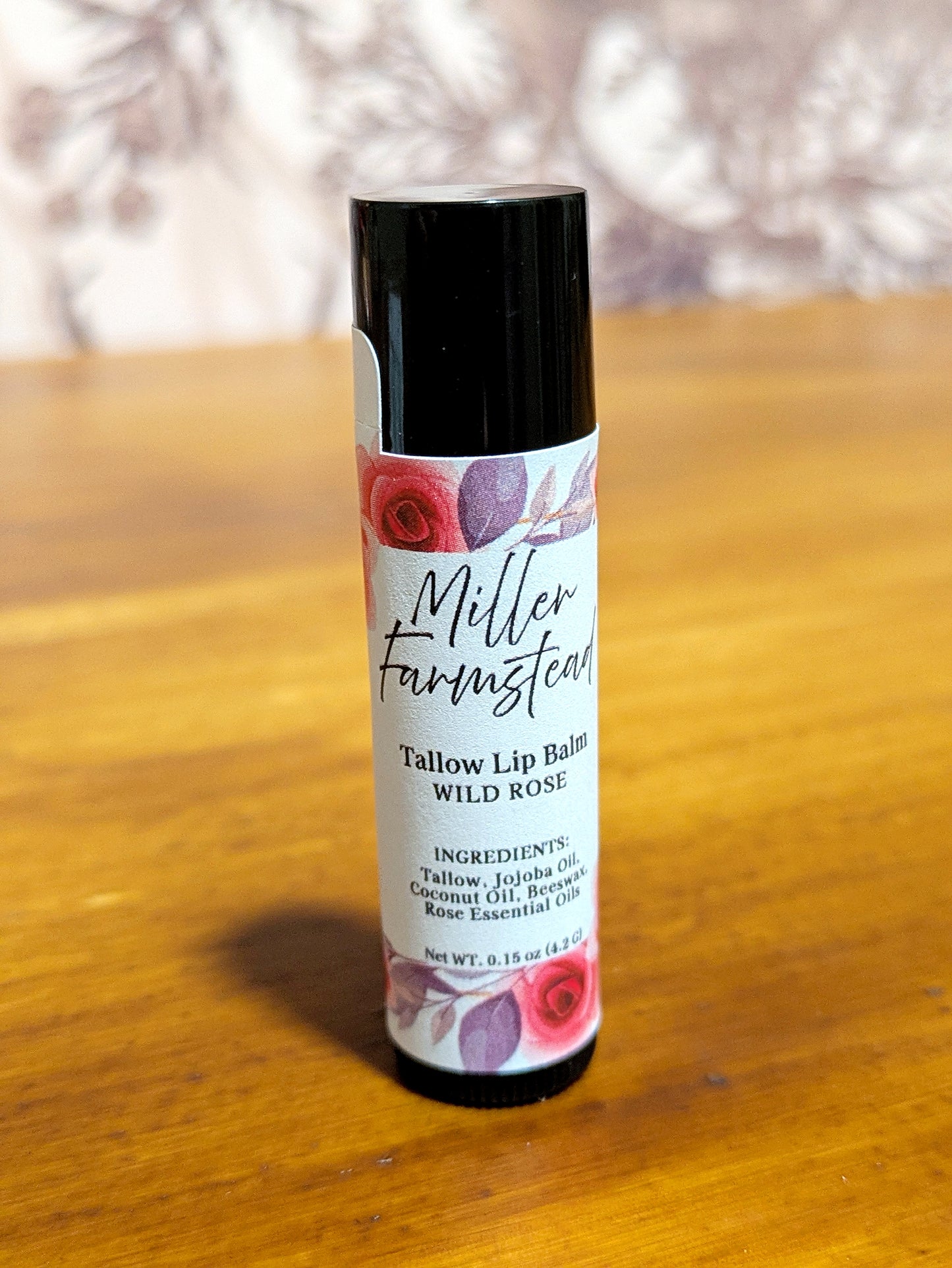 Tallow Wild Rose Lip Balm
