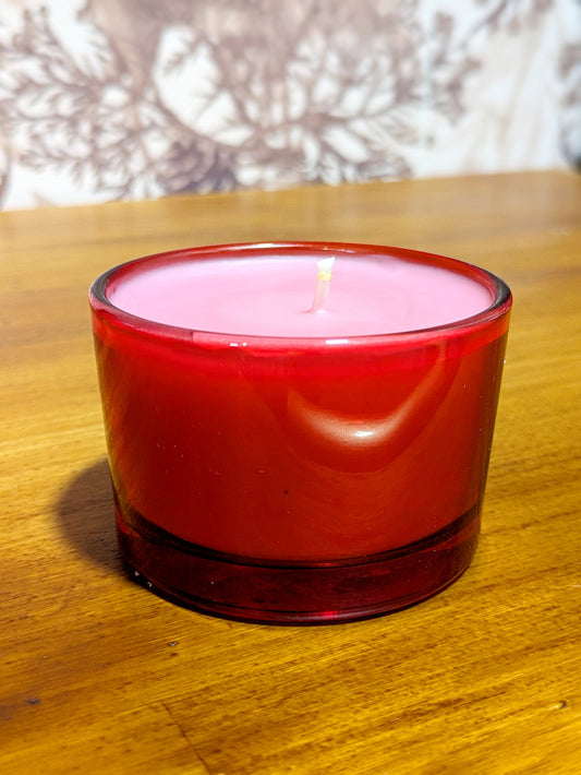 4 oz Strawberries & Cream Beeswax & Tallow Candle